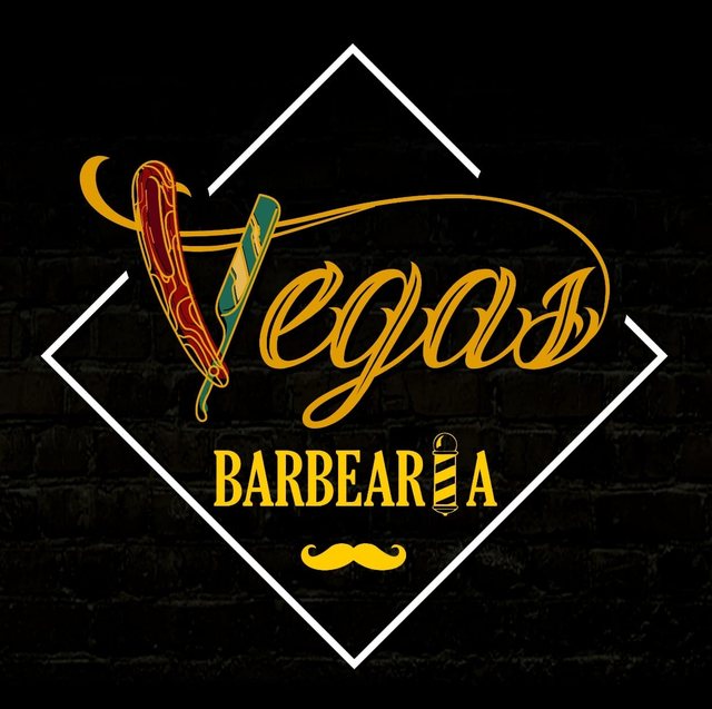 Logotipo da Vegas Barbearia